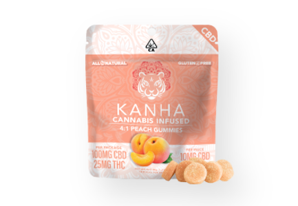 KANHA - Kanha Gummies Peach CBD 4:1