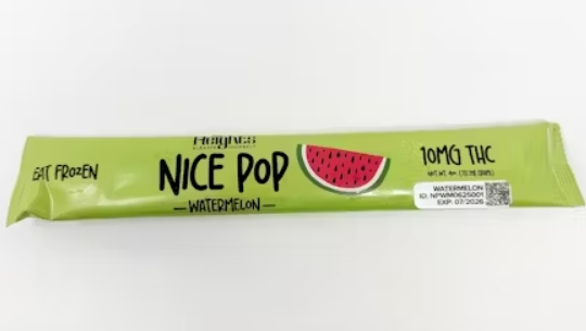 Nice Pop | Edible | Ice Pop | Watermelon | 10mg