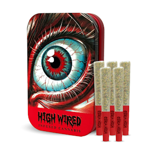 High Wired - Banana Daddy Infused 5pk/1.75g Prerolls
