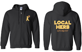 Black, Small, Zip Up