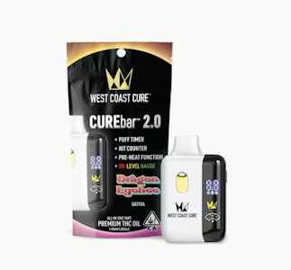 WEST COAST CURE - WEST COAST CURE 1G Dragon Lychee Disposable CureBar