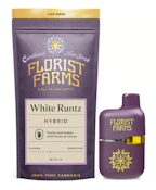 White Runtz 1G Live Resin Mini Tank Vape AIO