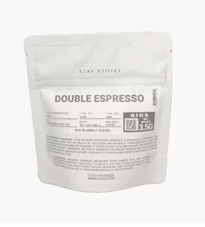 STIIIZY - Double Espresso | 3.5g | White Bag | STIIIZY Main Image