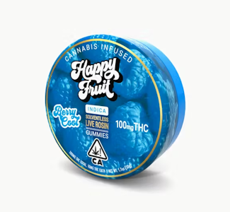HAPPY FRUIT - Berry Cool Rosin Gummies - 100mg THC (Happy Fruit)