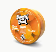 Peach Paradise Rosin Gummies - 100mg THC (Happy Fruit)