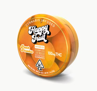 HAPPY FRUIT - Peach Paradise Rosin Gummies - 100mg THC (Happy Fruit)