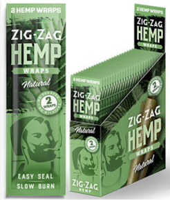 Zig-Zag | Natural Hemp Wraps | 2pk