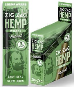 ZIG ZAG - Zig-Zag | Natural Hemp Wraps | 2pk