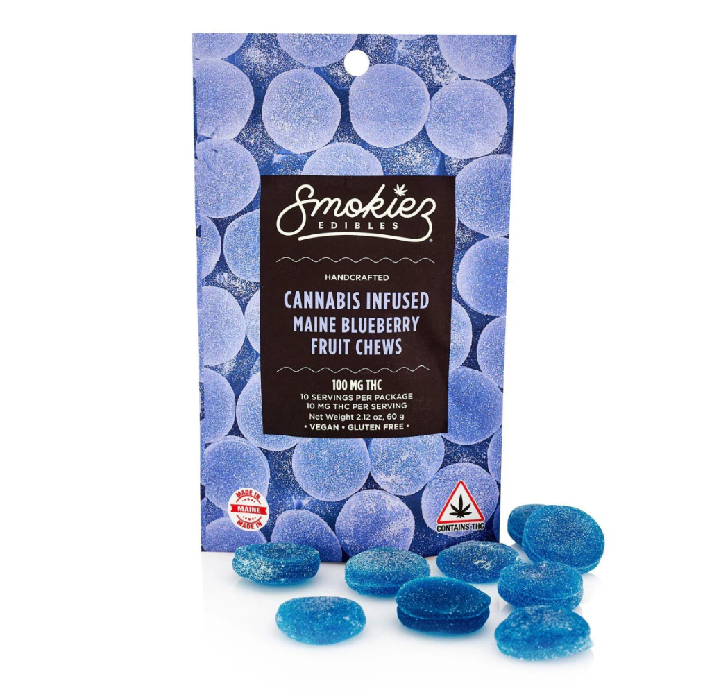 SMOKIEZ - Gummies | Maine Blueberry Fruit Chews | 100mg Main Image