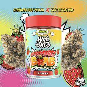 HIGH 90'S - High 90's Flower 7g Smalls - Strawberry Bomb 22%