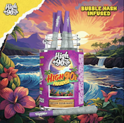 High 90's - Paradise 29% - 0.5g High Fives Bubble Hashed Infused Pre-rolls 5pk