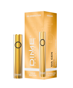 DIME INDUSTRIES - 510 Thread Battery - Mini Gold | Dime