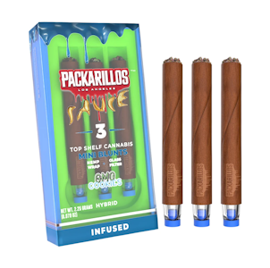 Packs - GMO Cookies 3pk/2.25g Infused Blunts