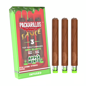 Packs - Apples Mintz 3pk/2.25g Infused Blunts