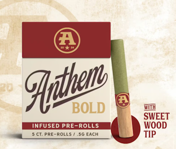 Anthem - Bold Pineapple Haze Infused 5pk Pre-Rolls - 2.5g