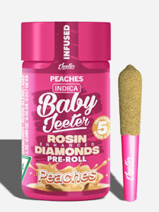 Jeeter - Peaches (I) | 5pc Infused Rosin Pre-roll Pack | Baby Jeeter