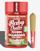 Strawberry Cough (S) | 5pc Infused Rosin Pre-roll Pack | Baby Jeeter