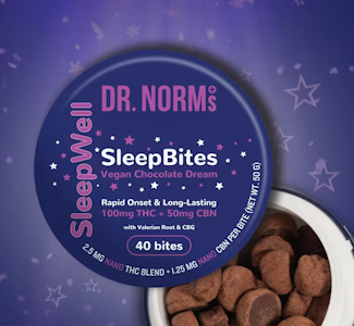 DR. NORM'S - Dr. Norm's 100mg CBN Brownie Sleep Bites