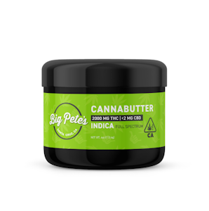 Big Pete's - Big Pete's - 2000mg - Cannabutter Indica