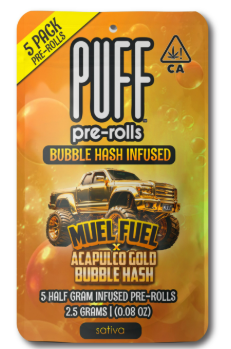 Mule Fuel x Acapulco Gold - Bubble Hash - Preroll - 1G