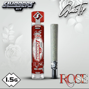 1.5g Sluggers Infused Pre-Roll with Glass Tip - Rose 36%