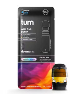 TURN - wild fruit punch | 1g pod | botanical blends | turn