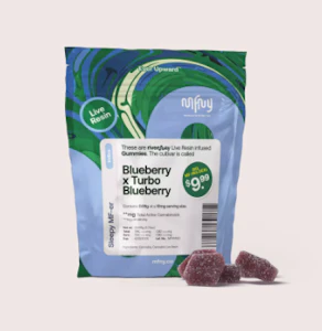 MFNY - MFNY | Edible | Live Resin Gummies - Blueberry X Turbo Blueberry 8pk | 10mg