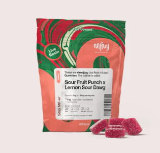 MFNY - MFNY | Edible | Live Resin Gummies - Sour Fruit Punch X Lemon Sour Dawg 10pk | 10mg