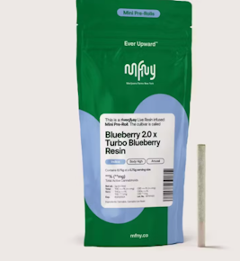 MFNY | Pre-Roll | Live Resin - Blueberry 2.0 X Turbo Blueberry | .75g