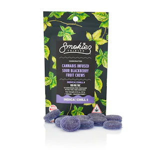 Smokiez - INDICA | Sour Blackberry Gummies 10-pk | 100mg