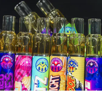 Mountain Man Melts - Mountain Man Melts .5G AIO Moroccan Peaches Live Rosin Disposable