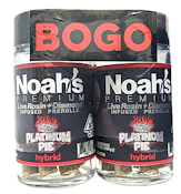 Noah's Premium BOGO - 5 Pack Diamond Infused Preroll Hybrid Platinum Pie