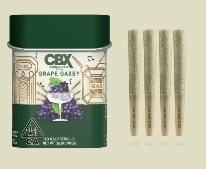 Cannabiotix - Grape Gasby (I) | 4pc Pre-Roll Pack Tin | Cannabiotix Main Image