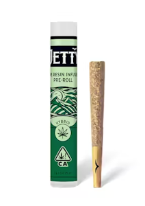 JETTY EXTRACTS - Cadillac Grapes x Garlic Popz - Live Resin Infused - Preroll - 1g