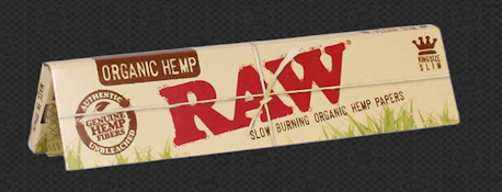 RAW | Organic Hemp Rolling Papers | KING Size SLIM | 32 ct.