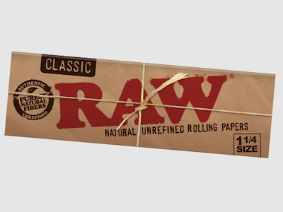 RAW Rolling Papers - RAW [1 1/4" - CLASSIC] Rolling Papers