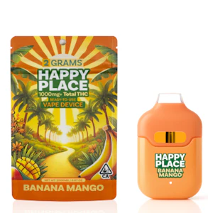 Happy Place - Banana Mango - 2 Gram Disposable All-In-One (Happy Place)