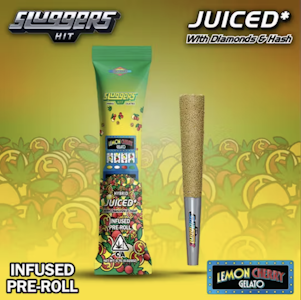 Sluggers Hit - 0.7g Sluggers Infused Pre-Roll - Lemon Cherry Gelato 39%
