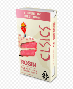 CLSICS - Strawberry Sweet Tooth | 1g | Rosin AIO | CLSICS