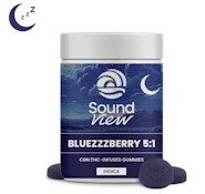 SoundView BlueZZZberry 5:1 CBN Gummies 00189