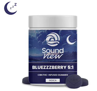 SOUNDVIEW - SoundView BlueZZZberry 5:1 CBN Gummies 00189
