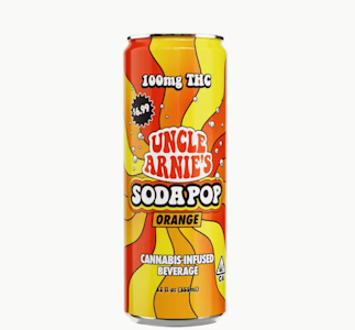 Uncle Arnies - Uncle Arnie's Beverage 12oz Orange Soda 100mg