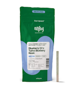 Blueberry 2.0 x Turbo Blueberry | Live Resin Infused | Preroll | 0.75g (MFNY)