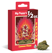 Big Poppy's 14G Lemon Haze Flower