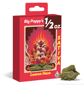 Poppy's - Big Poppy's 14G Lemon Haze Flower