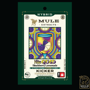 Mule | The Quad Strawberry Lemonade 'Try Me' Mini Kickers | 2pk/20mg 1:1:1:1 THC:CBD:CBN:CBG