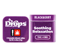 Drops Blackberry 2:1 Gummy Single 100mg