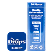 Drops Blueberry THC:CBN:CBD Gummy 20pk 100mg
