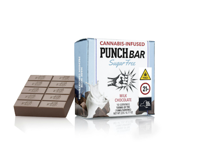 Punch Edibles & Extracts - Punch | Sugar Free | Milk Chocolate | 100mg