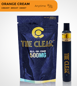 THE CLEAR - AIO | The Clear | Orange Cream | .5g
